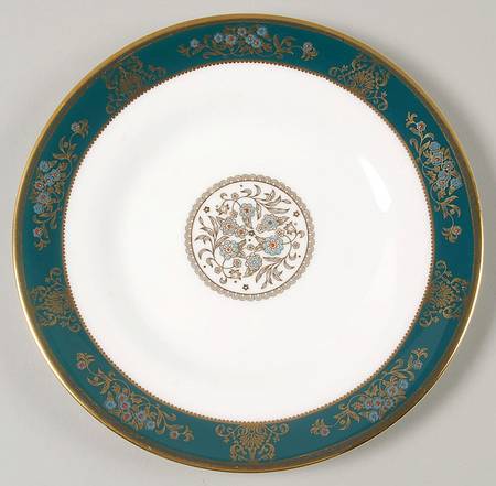 Agincourt Blue Dessert/Pie Plate