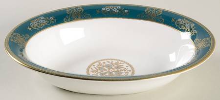 Agincourt Blue 10" Oval Vegetable Bowl