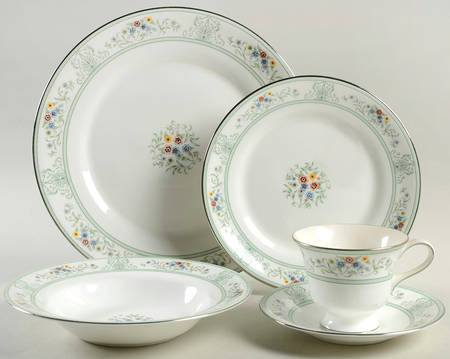 Agincourt Green 5 Piece Place Setting by Wedgwood
