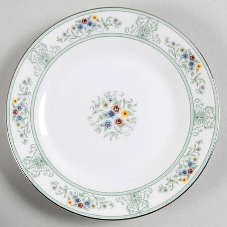 Agincourt Green Bread & Butter Plate by Wedgwood