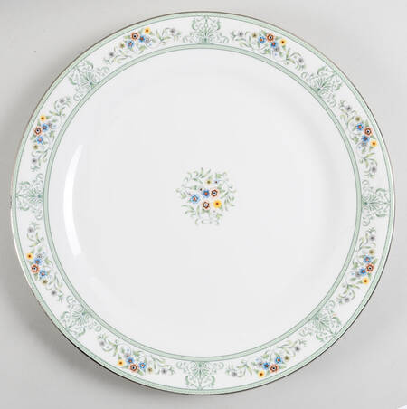 Agincourt Green 13" Chop Plate (Round Platter)