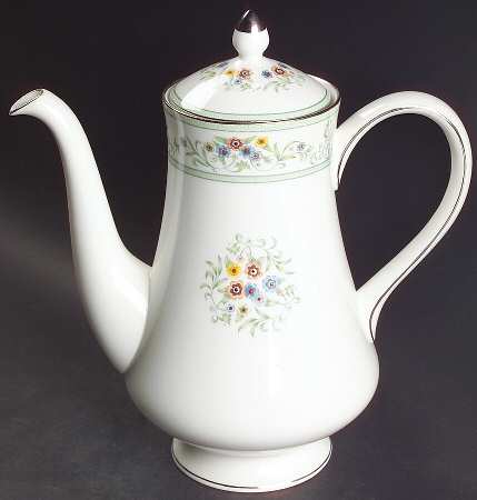 Agincourt Green Coffee Pot & Lid
