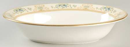 Agincourt Ivory 10" Oval Vegetable Bowl
