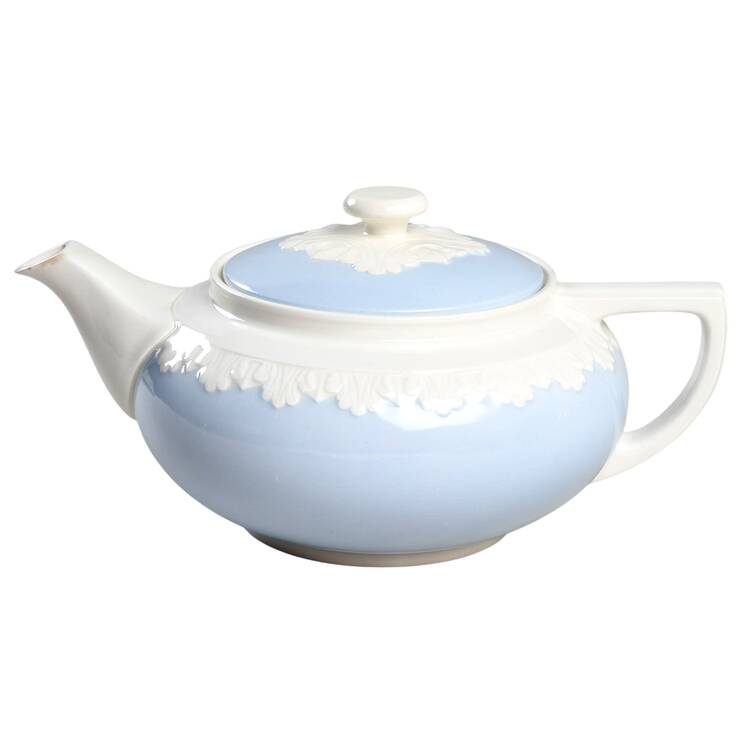 Albion Corinthian Blue Teapot & Lid