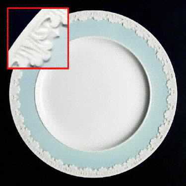 Albion Corinthian Blue 13" Chop Plate (Round Platter)