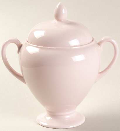 Alpine Pink (No #, No Design) Globe Shape Sugar Bowl & Lid
