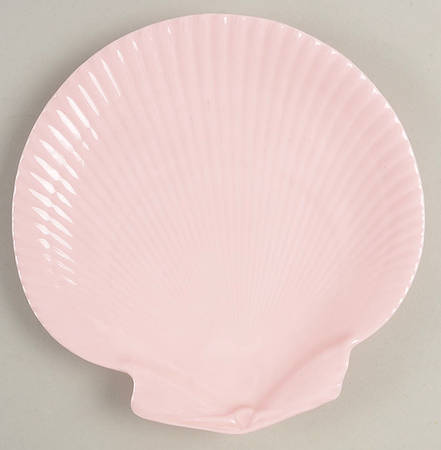 Alpine Pink (No Design, No#, Smooth) Shell Shaped Dish