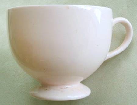 Alpine Pink (No Design, No#, Smooth) Leigh Shape Footed Cup