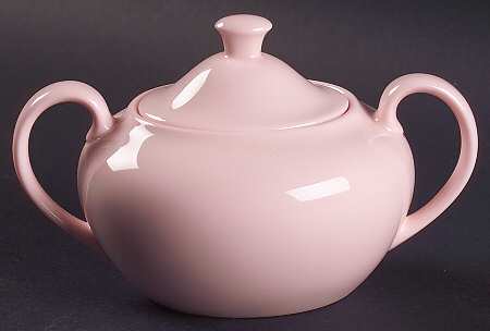 Alpine Pink (No Design, No#, Smooth) Sugar Bowl & Lid