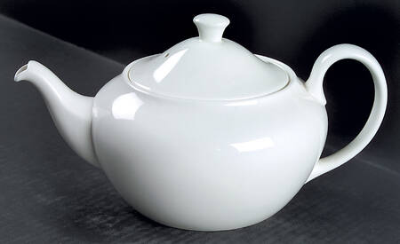 Alpine White Teapot & Lid