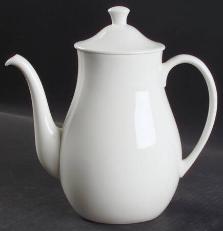 Alpine White Coffee Pot & Lid