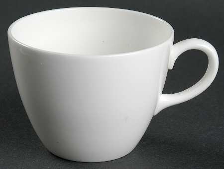 Alpine White Flat Cup