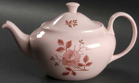 Alpine Rose Teapot & Lid