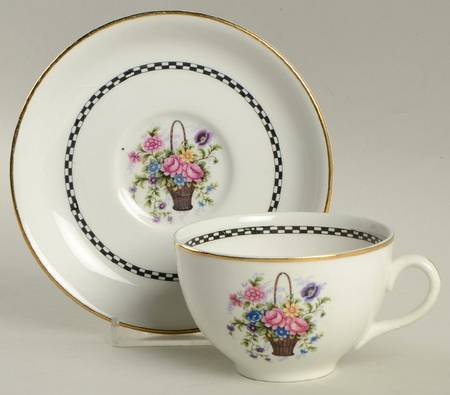 Ambassador Flat Cup & Saucer Set