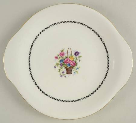 Ambassador Handled Cake Plate