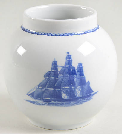 American Clipper Blue Sugar Bowl No Lid by Wedgwood