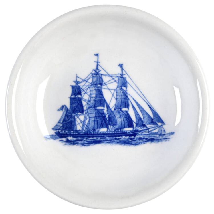 American Clipper Blue Butter Pat