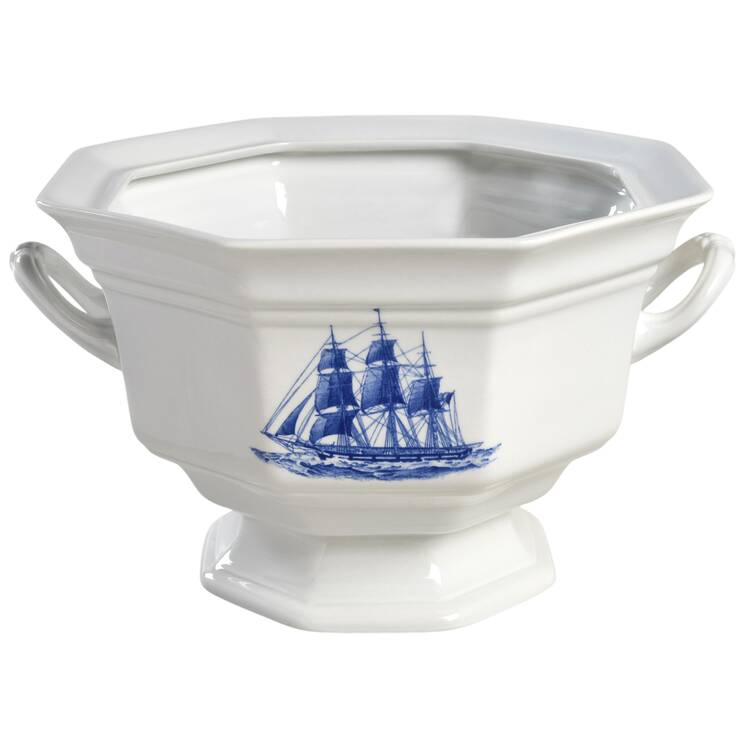 American Clipper Blue Tureen No Lid