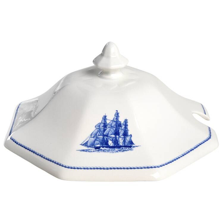 American Clipper Blue Lid for Tureen by Wedgwood