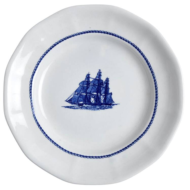 American Clipper Blue Dessert/Pie Plate by Wedgwood