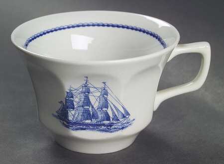 American Clipper Blue Flat Cup