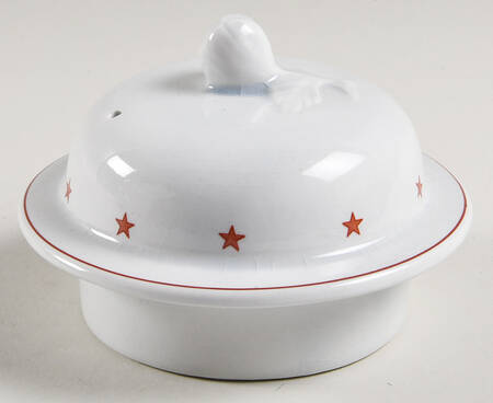American Eagle Red Lid for Coffee Pot