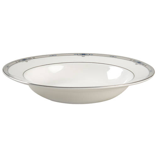 Amherst (Platinum Trim) Rim Soup Bowl