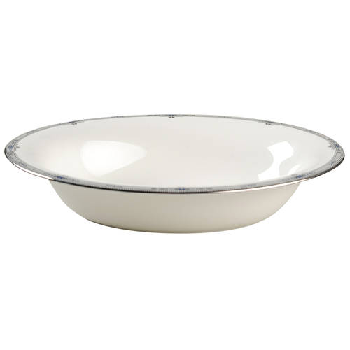Amherst (Platinum Trim) 9" Oval Vegetable Bowl