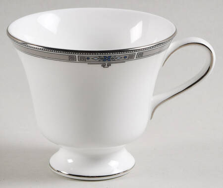 Amherst (Platinum Trim) Victoria Shape Footed Cup