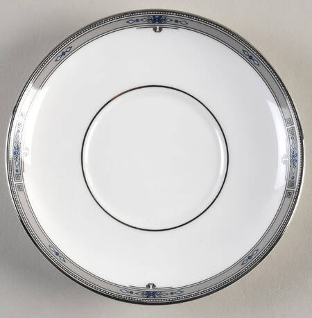 Amherst (Platinum Trim) Saucer for Can Shape Demitasse Cup