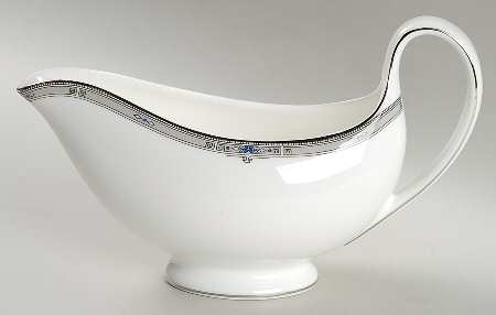 Amherst (Platinum Trim) Gravy Boat