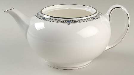 Amherst (Platinum Trim) Teapot No Lid