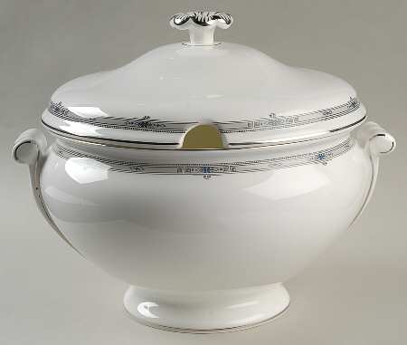 Amherst (Platinum Trim) Tureen &  Lid
