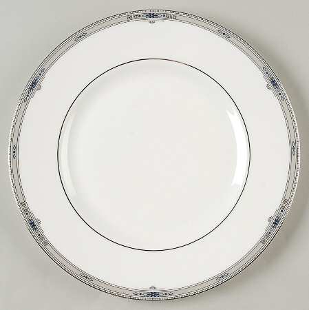 Amherst (Platinum Trim) Luncheon Plate