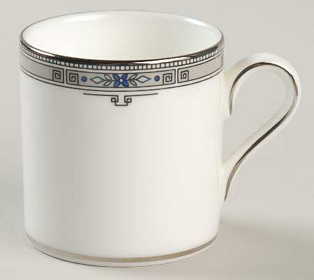 Amherst (Platinum Trim) Bond Shape Demitasse Cup