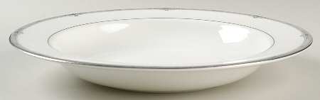 Amherst (Platinum Trim) 11" Individual Pasta Bowl