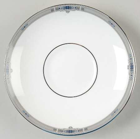 Amherst (Platinum Trim) Saucer for Leigh Shape Footed Cup