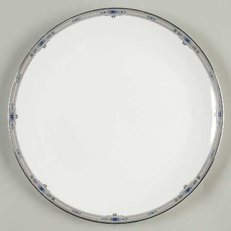 Amherst (Platinum Trim) Cake Plate