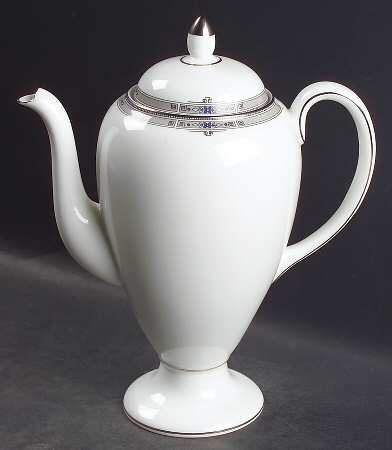 Amherst (Platinum Trim) Small Coffee Pot & Lid