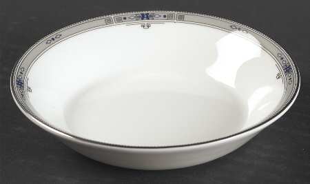Amherst (Platinum Trim) Fruit/Dessert (Sauce) Bowl