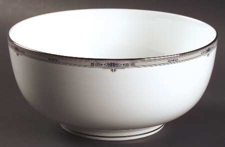 Amherst (Platinum Trim) 8" Salad Serving Bowl