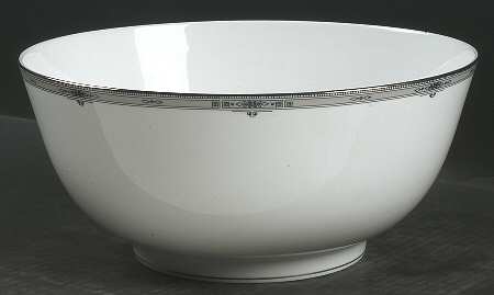 Amherst (Platinum Trim) 9" Salad Serving Bowl