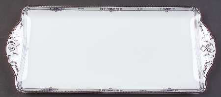 Amherst (Platinum Trim) Large Sandwich Tray