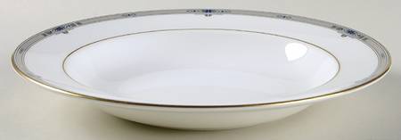 Amherst (Gold Trim) Rim Soup Bowl