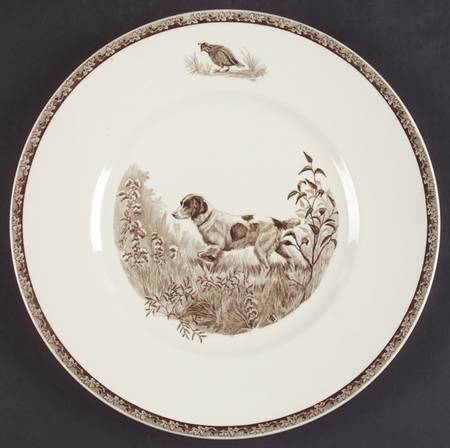 The American Sporting Dog Plates (Earthenware) Dinner Plate