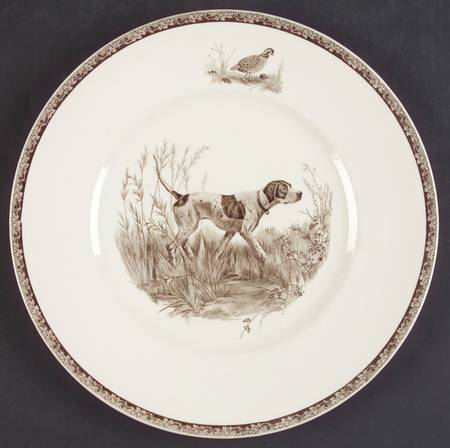 The American Sporting Dog Plates (Earthenware) Dinner Plate