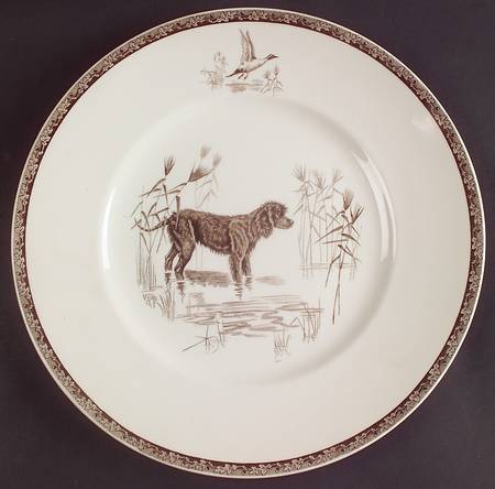 The American Sporting Dog Plates (Earthenware) Dinner Plate