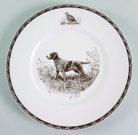 The American Sporting Dog Plates (Earthenware) Dinner Plate