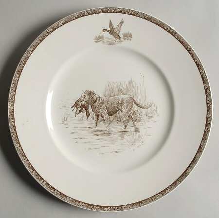 The American Sporting Dog Plates (Earthenware) Dinner Plate