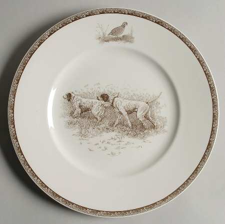 The American Sporting Dog Plates (Earthenware) Dinner Plate